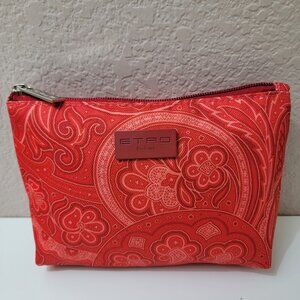 Etro Profumi Red Paisley Cosmetic Pouch – Like New